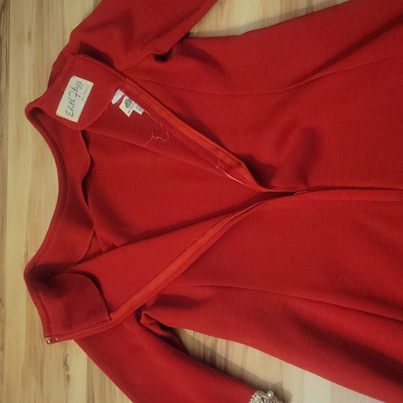 Vintage 70s Edith Flagg Designer Mod Dress S - Picture 7 of 16